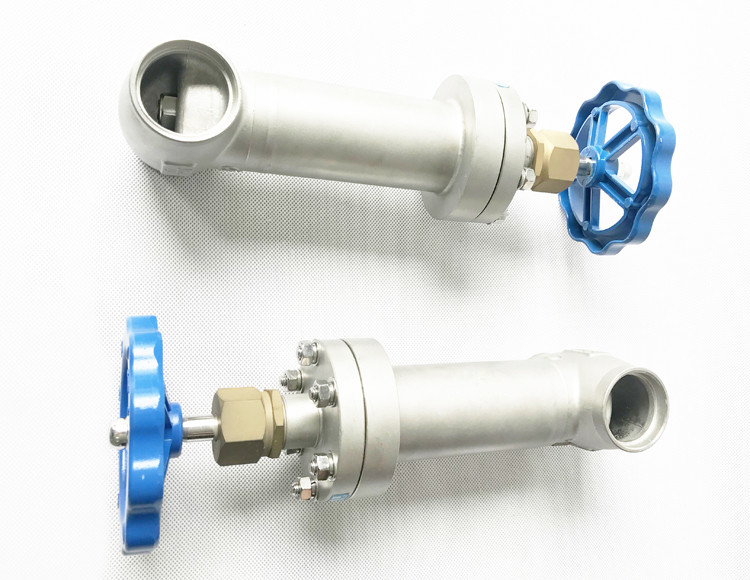 PN40 DN40 دریچه گلوب دمای پایین با ژاکت خلاء برای LNG/LOX/LN2/LAR/LCO2
