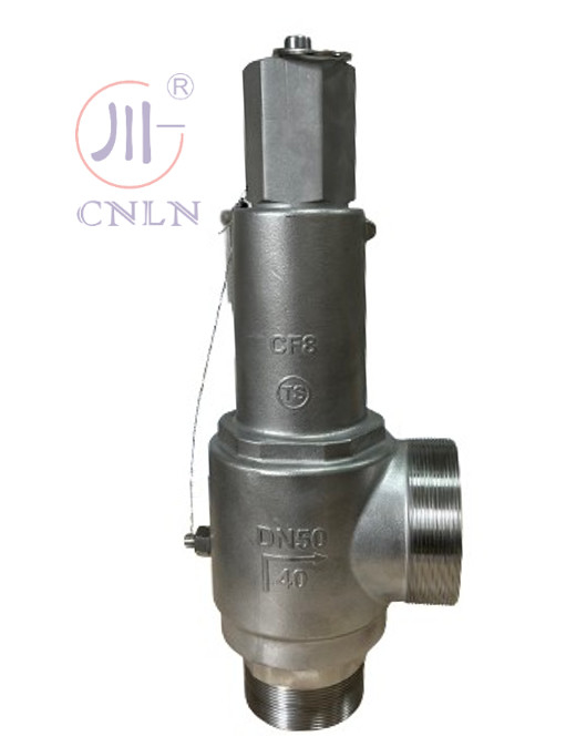 دریچه ایمنی دستی کریوجنیک DN50 PN40 برای مخزن کریوجنیک / پمپ / پمپ