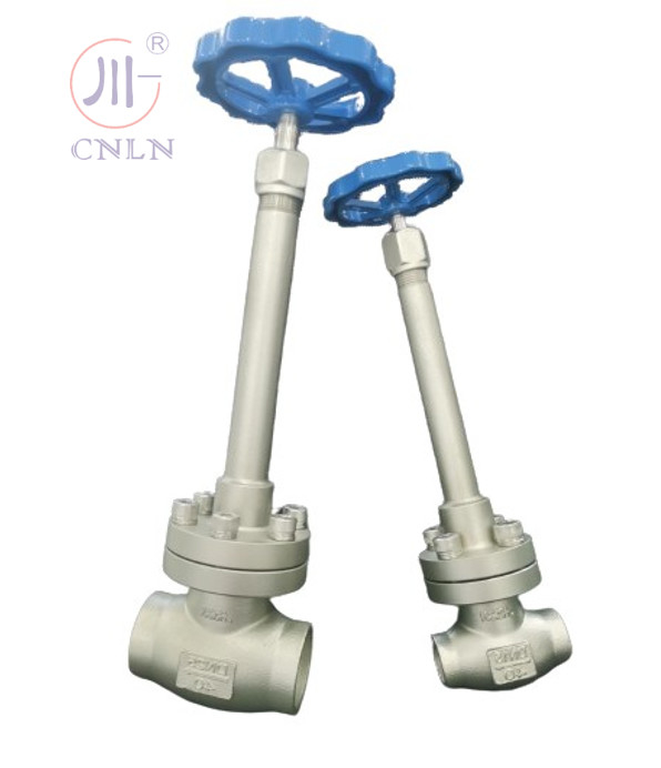 CF3/CF8 دریچه گلوب کریوجنیک فولاد ضد زنگ DN25/DN15 برای LNG/LOX/LN2/LAR/LCO2