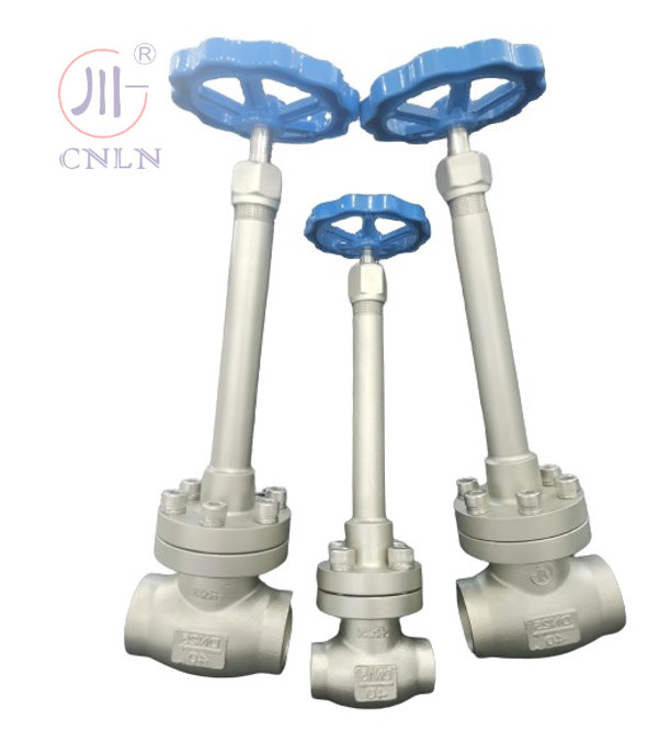 CF3/CF8 دریچه کروژنیک گلوب دستی DN25/DN15 برای LNG/LOX/LN2/LAR/LCO2