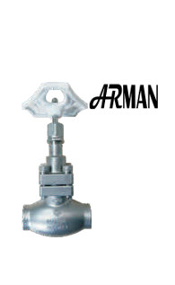 SS304/316 دریچه کروژنیک کروب کوتاه نوع D ((DN10-50mm) برای LNG/LOX/LN2