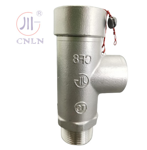 دریچه ایمنی کم ارتفاع کریوجنیک DN15 PN40 SS304/316 برای مخزن / اسکید / تریلر