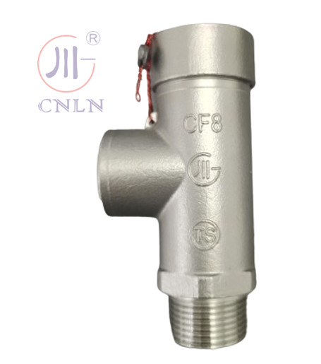 دریچه ایمنی کم ارتفاع کریوجنیک DN15 PN40 SS304/316 برای مخزن / اسکید / تریلر
