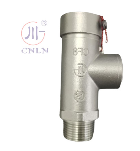 دریچه ایمنی کم ارتفاع کریوجنیک DN15 PN40 SS304/316 برای مخزن / اسکید / تریلر
