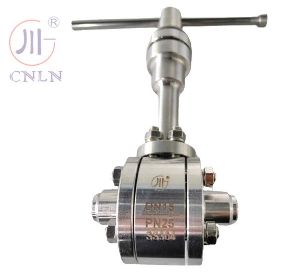با کیفیت بالا سوکت دستی جوش SS304 یا Ss316 سفارشی فشار شیر توپ کریوجنیک