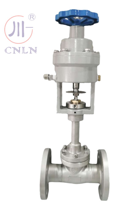 دریچه خاموش اضطراری پنوماتیک کریوجنیک از فولاد ضد زنگ نوع DN25 PN40