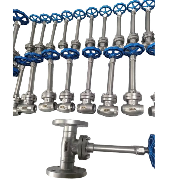DN10-100 PN50 سوکت جوش شیر کروژنیک گلوب -196- 80 °C برای LNG LOX LIN LAR LCO2