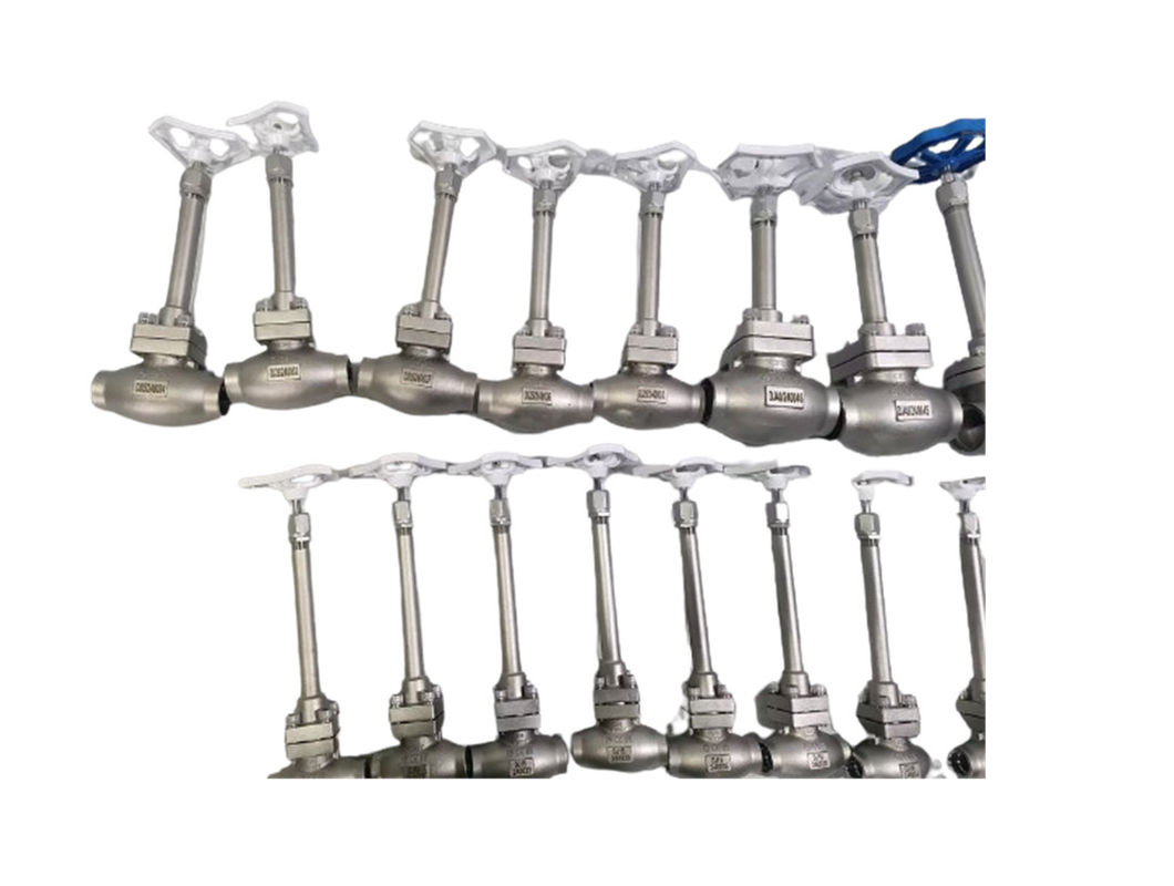 PN50 PN40 دریچه خاموش گلوب کریوجنیک -196 ~ + 80 °C برای LNG LOX LIN LAR LCO2