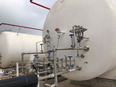 دریچه گلوله ای فلنج با دمای پایین CF3/CF8 DN50 SS304/SS316 برای LNG/LOX/LN2/LAR/LCO2