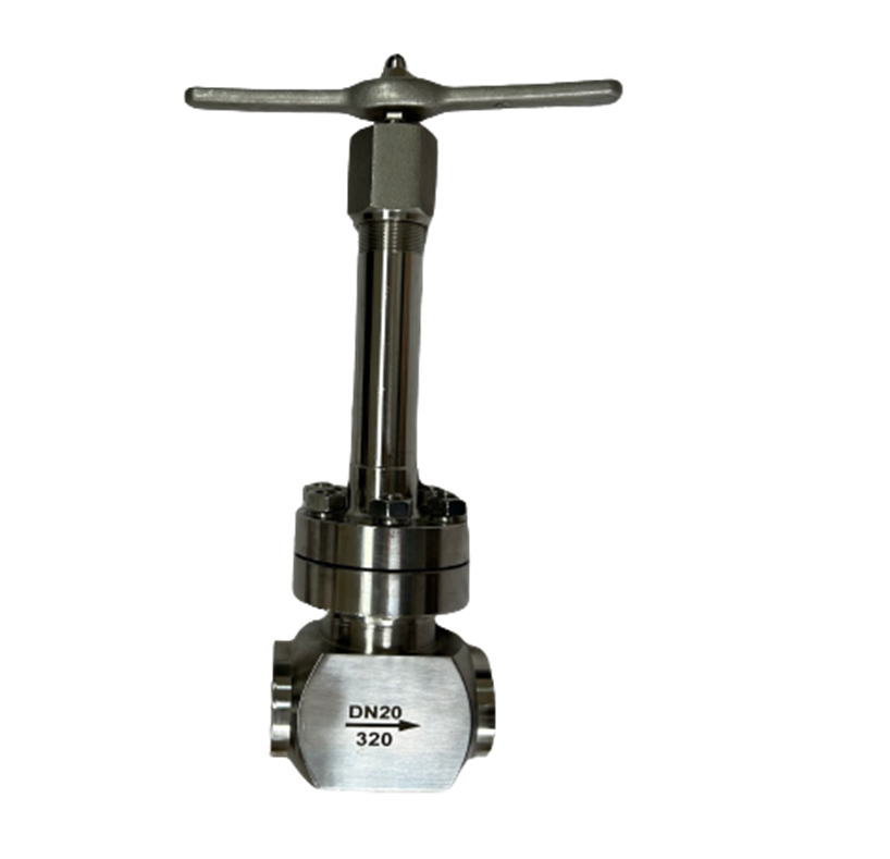 DJ61F-50P دریچه کروژنیک کره ای با فشار حداکثر 5.0Mpa و محدوده دمای -196°C تا +80°C برای برنامه های LNG / LOX