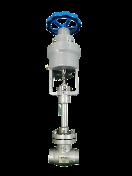 شیر کرایوژنیک پنوماتیکی کروی با آب‌بند PTFE و بدنه CF8/CF3 برای قطع اضطراری 5.0 مگاپاسکال در کاربردهای LNG/LOX/LIN