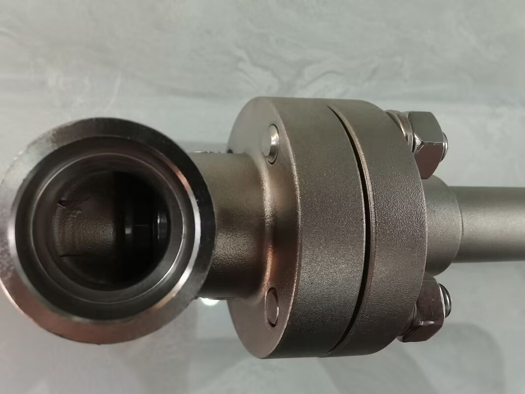 شیر کروی برودتی فولاد ضد زنگ 304/316 با حداکثر فشار 5.0 مگاپاسکال و محدوده دمایی 196- درجه سانتیگراد تا 80+ درجه سانتیگراد