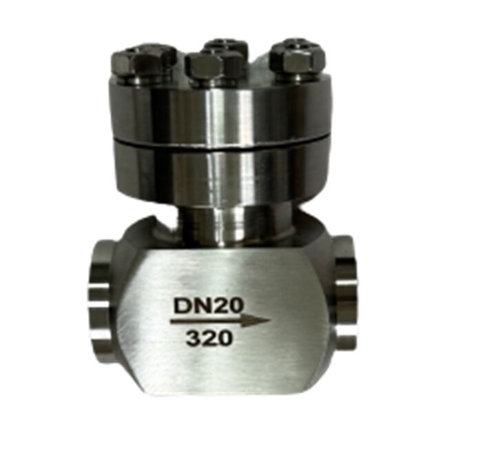 شیر یک‌طرفه برودتی با حداکثر فشار 320 مگاپاسکال، استیل ضد زنگ 304/316، برای محدوده دمایی 196- تا 80+ درجه سانتی‌گراد