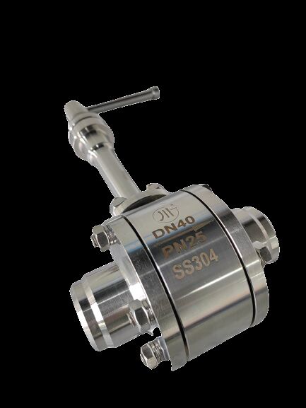 شیر توپی برودتی با اتصال فلنجی و عملکرد چرخ دستی مناسب برای LNG، LN2، LAr