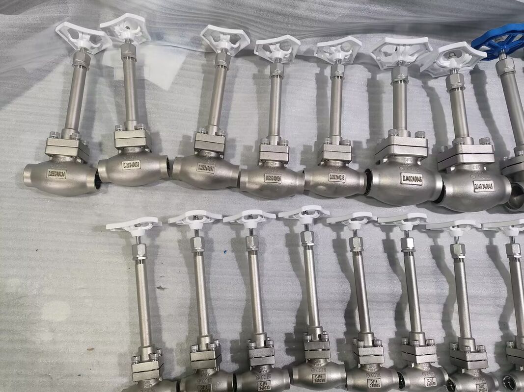 DN32 دریچه کروژنیک گلوله ای فولاد ضد زنگ 304/316 با فشار حداکثر 5.0Mpa و محدوده دما از -196°C تا +80°C