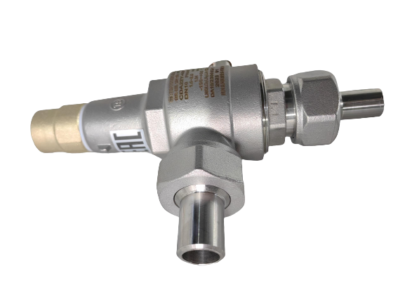 دریچه ایمنی کریوجنیک فولاد ضد زنگ با فشار 4.0Mpa و محدوده دمای -196°C تا +120°C