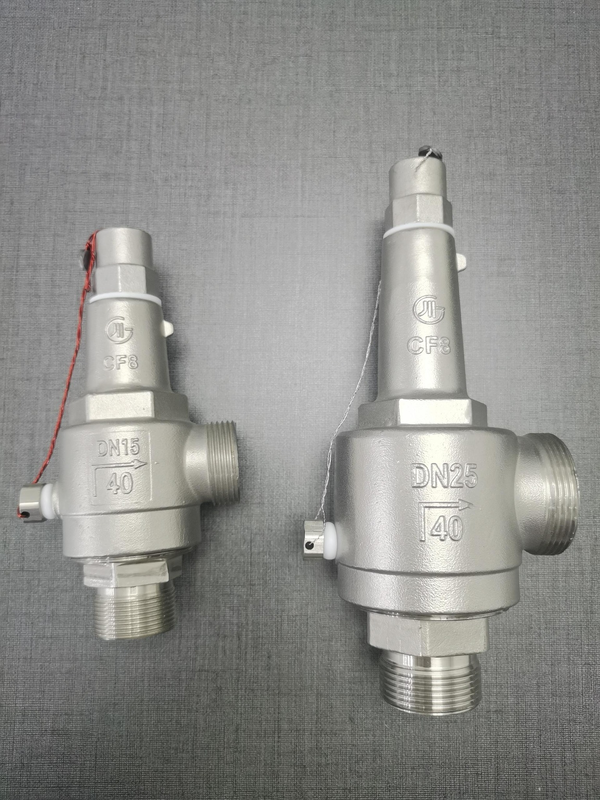 دریچه ایمنی کریوجنیک فولاد ضد زنگ با فشار 4.0Mpa و محدوده دمای -196°C تا +120°C