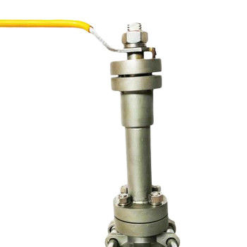 Manual Power Dn25 کرایوژنیک توپ شیر فلکهs نوع جدید فولاد ضد زنگ