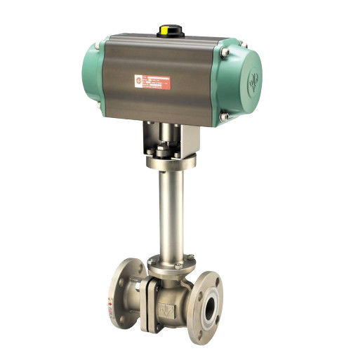 O نوع سوپاپ پنوماتیکی توپی برودتی با دمای پایین SS304 DN10 - DN250