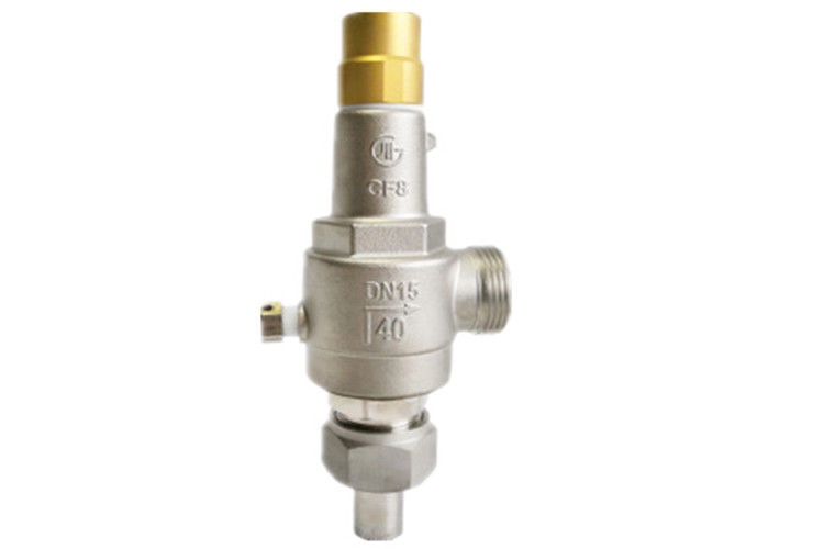 شیر ایمنی شیر فشار فشار آسانسور سفارشی کرایوژنیک با CE / ISO9001 تایید شده است