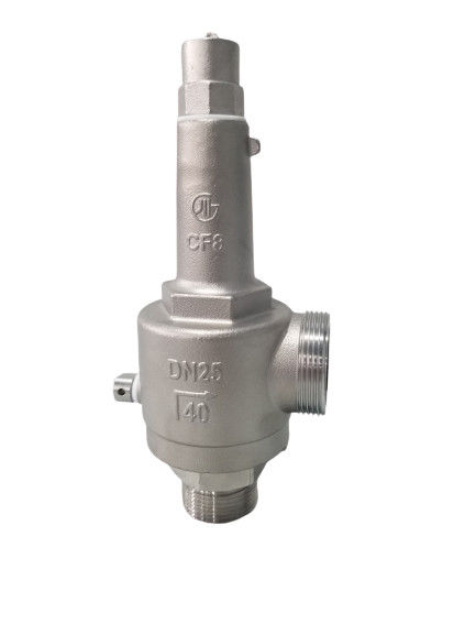 DN25 دریچه ایمنی کریوجنیک باز و کامل -196 ~ +80 °C برای LNG/LOX/LN2/LAR/LCO2