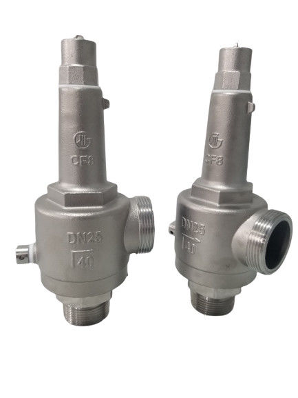 DN25 دریچه ایمنی کریوجنیک باز و کامل -196 ~ +80 °C برای LNG/LOX/LN2/LAR/LCO2